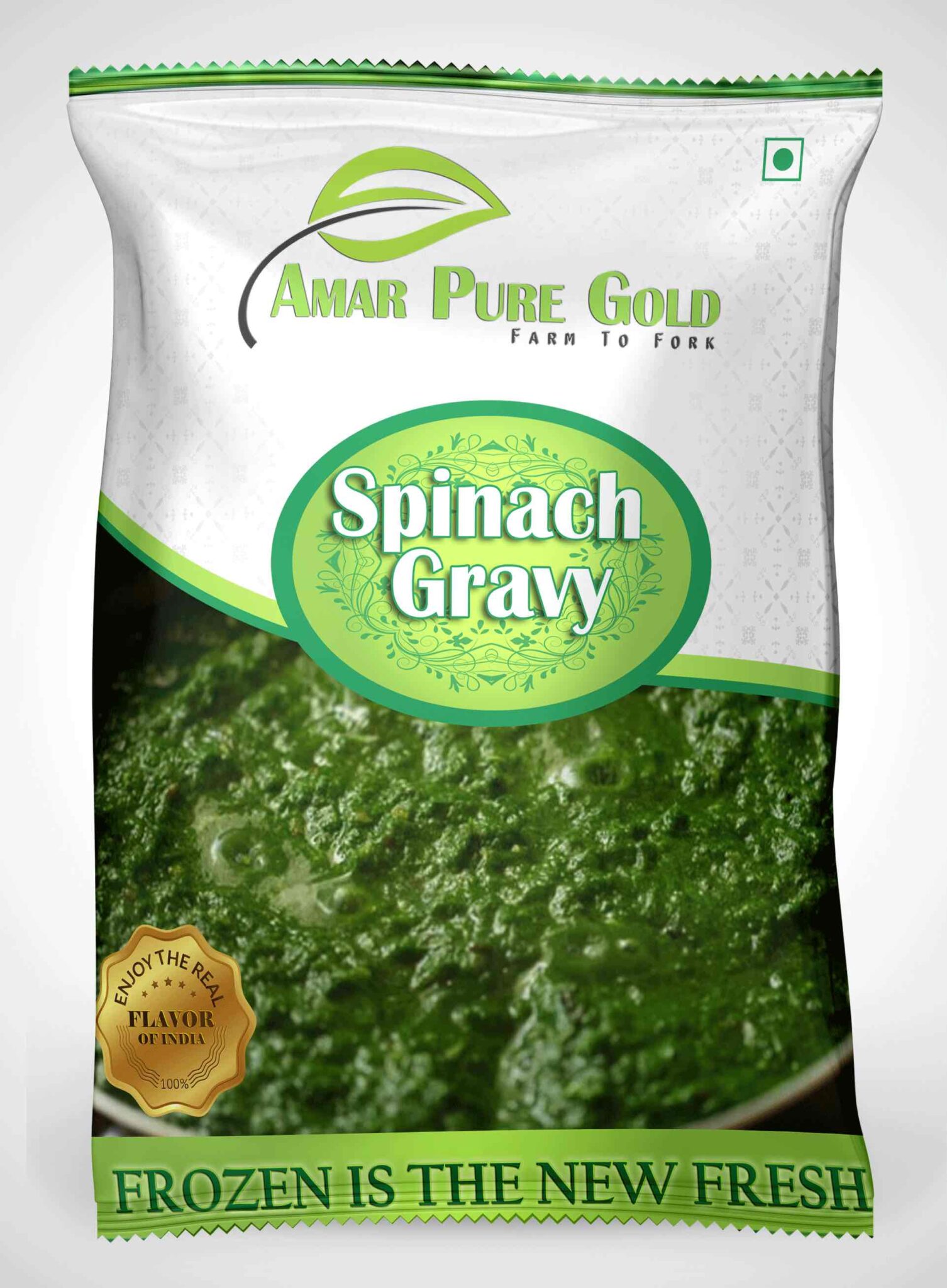 frozen spinach gravy