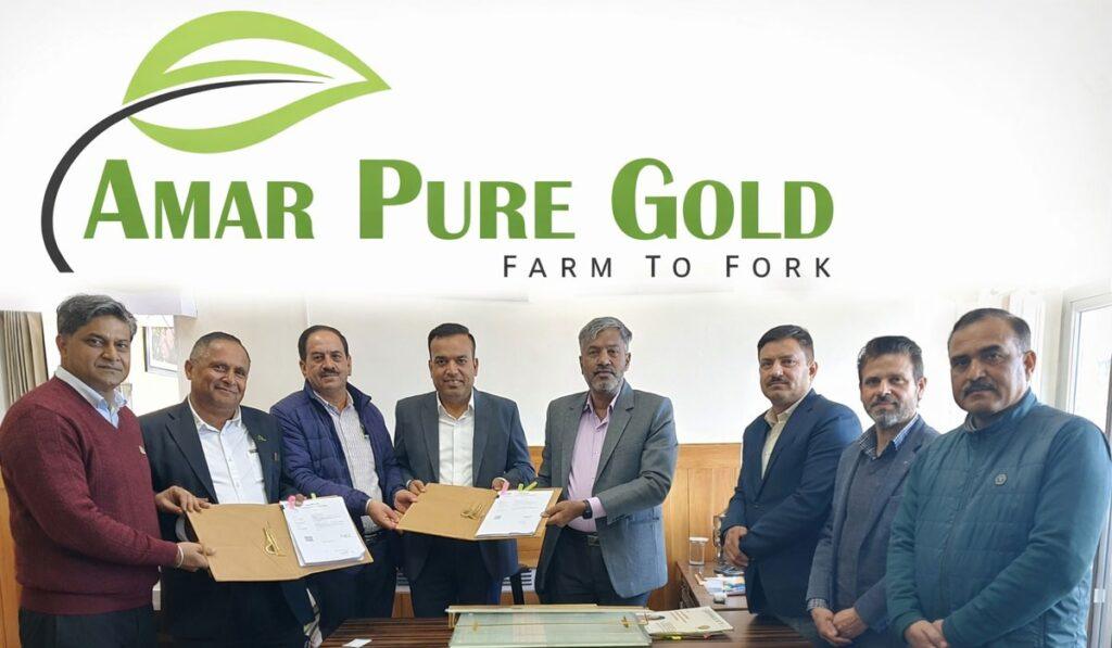 Amar Pure Gold Signs Mega Investment in Hamirpur & Sirmaur (HP)