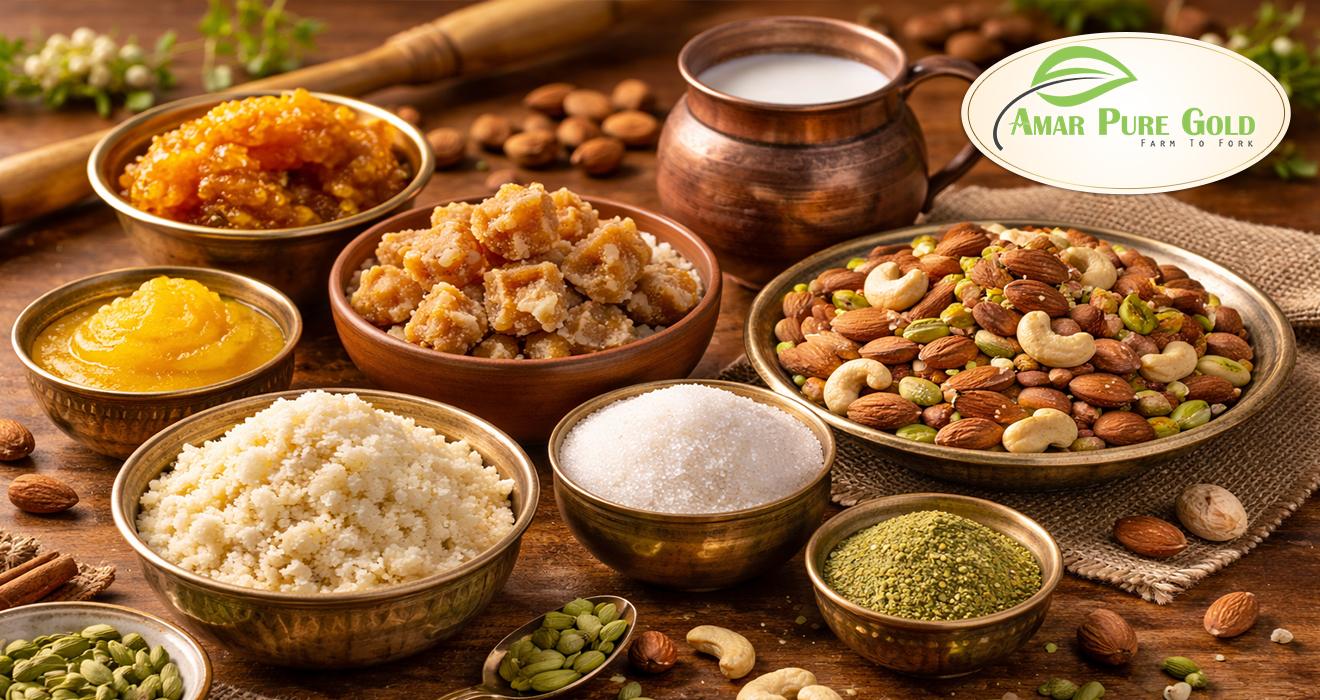 Ingredients of dodha barfi