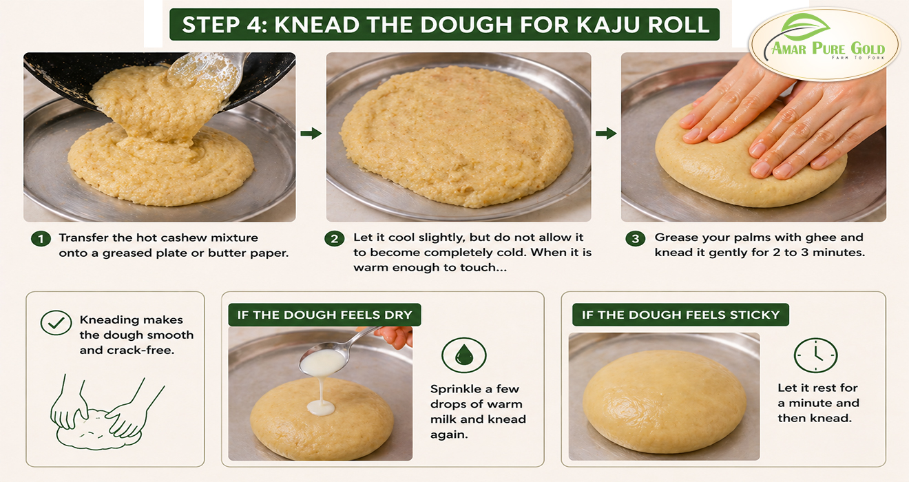 Knead the dough