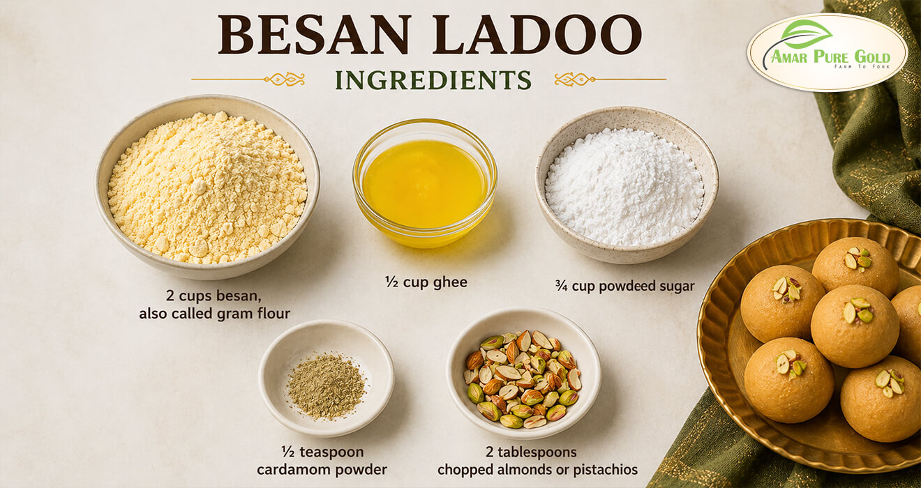 besan ladoo ingredients