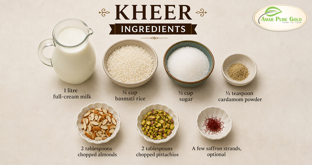 kheer ingredients